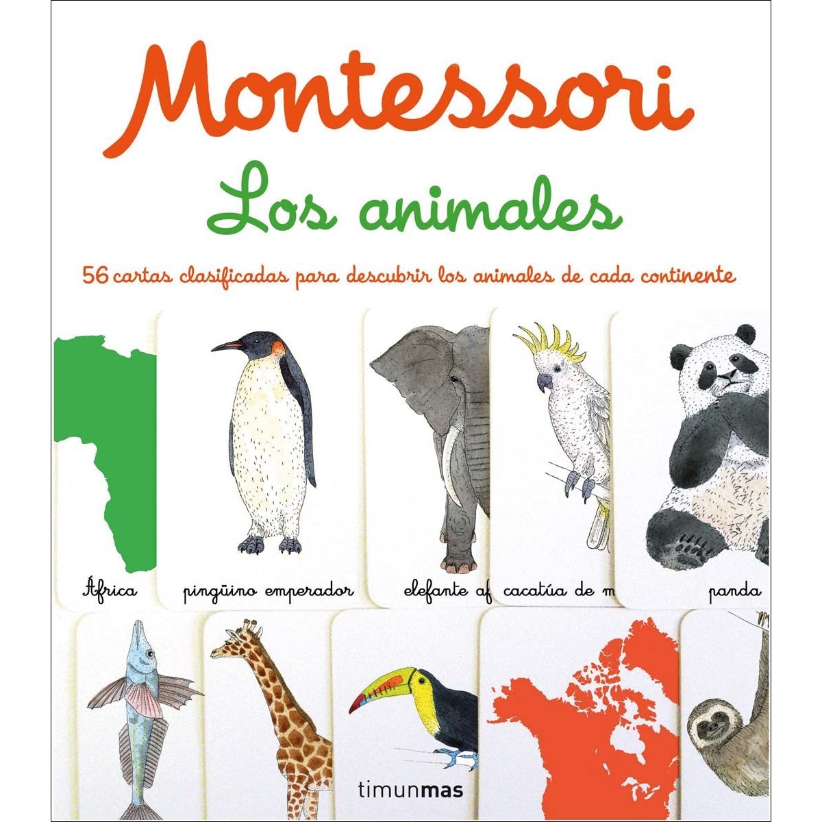 Imagem 0 de Montessori. Los animales: 1 libro y 56 tarjetas