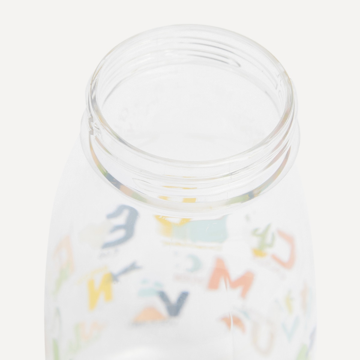 Garrafa com Palhinha Letras Mini Home Multicolor-2