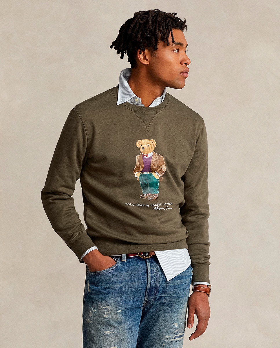 Sweat à col rond avec motif devant