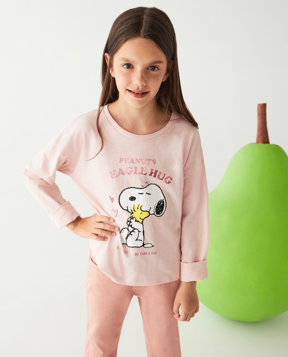 Tshirt à manches longues et col rond