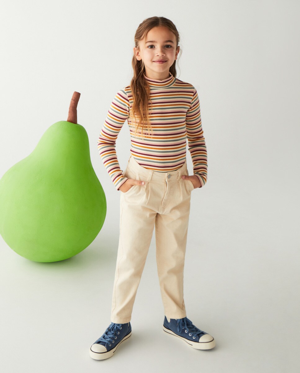 Pantalon serge à pinces