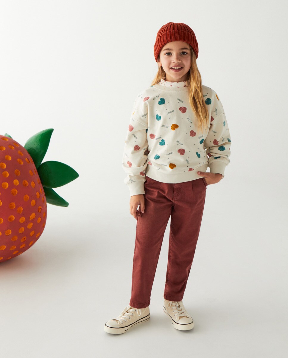 Pantalon serge à pinces