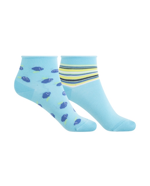 Imagen 0 de Pack 2 pares calcetines puño roulé