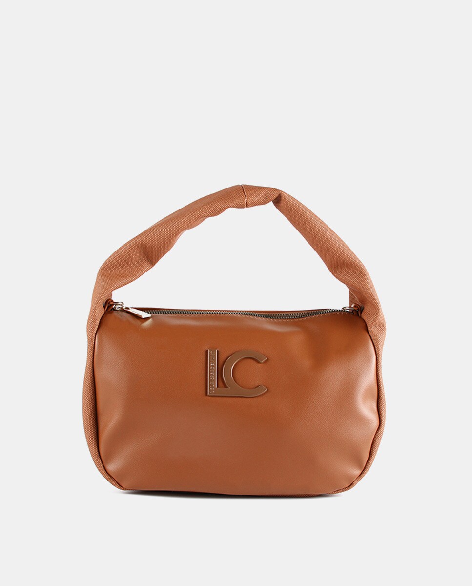 Sac à main avec textures combinées