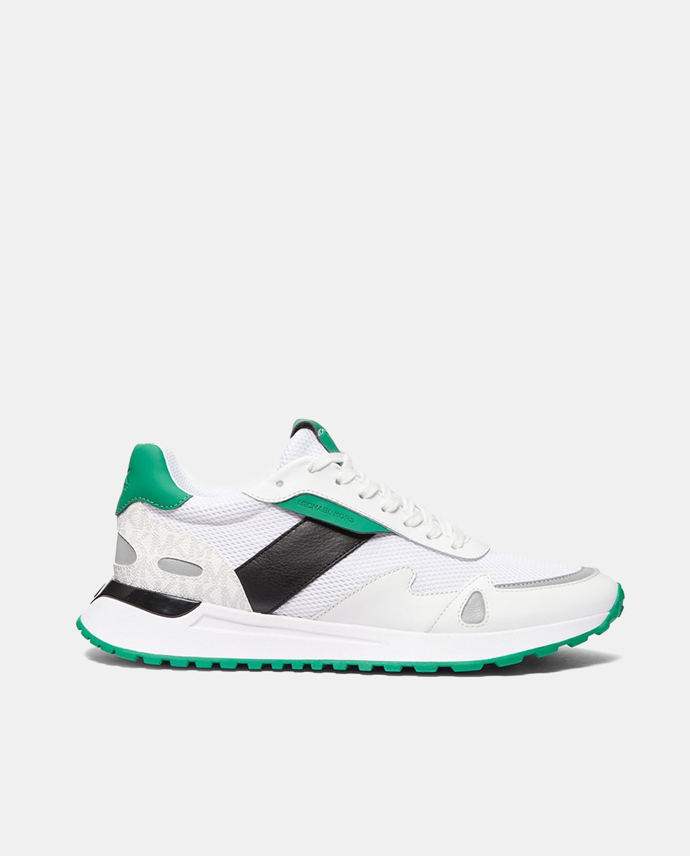 Chaussures basses Miles Trainer style running avec imprimé de la marque