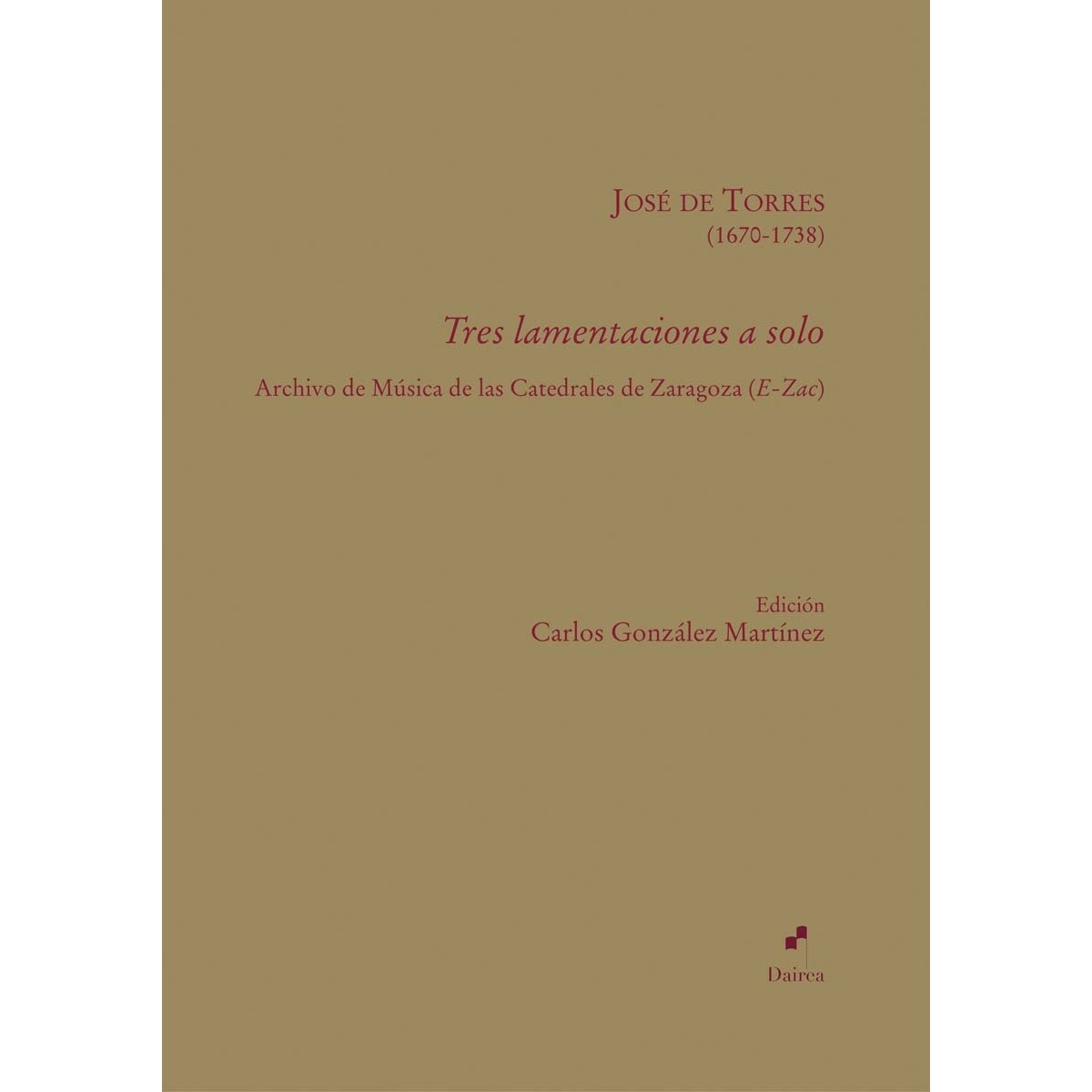 Imagem 0 de Tres lamentaciones a solo