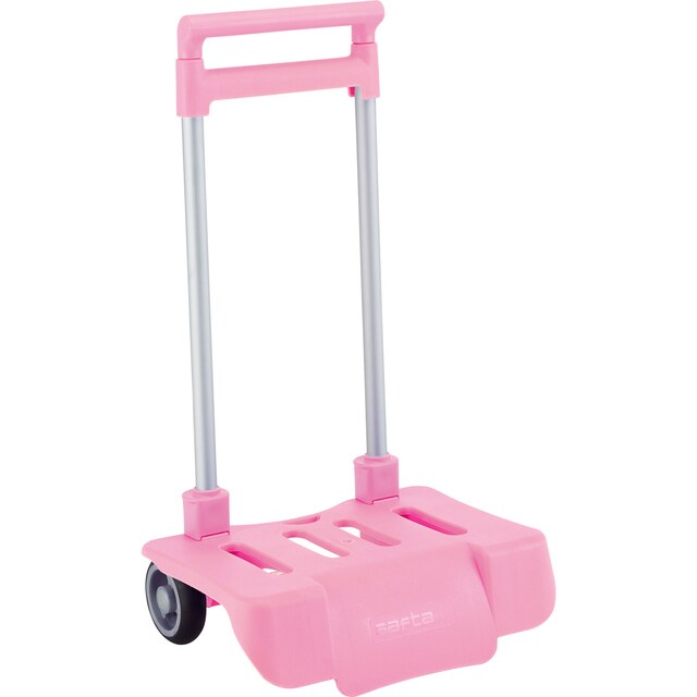 Imagen 0 de Carro portamochilas plegable Safta rosa claro