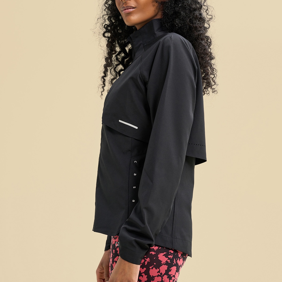 Casaco de Mulher Dynamic Windbreaker Preto-4