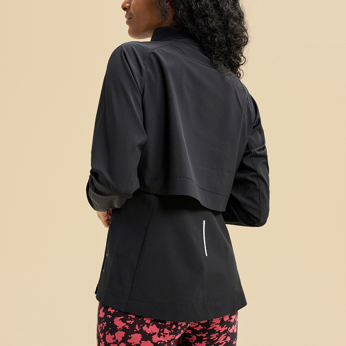 Casaco de Mulher Dynamic Windbreaker Preto-3