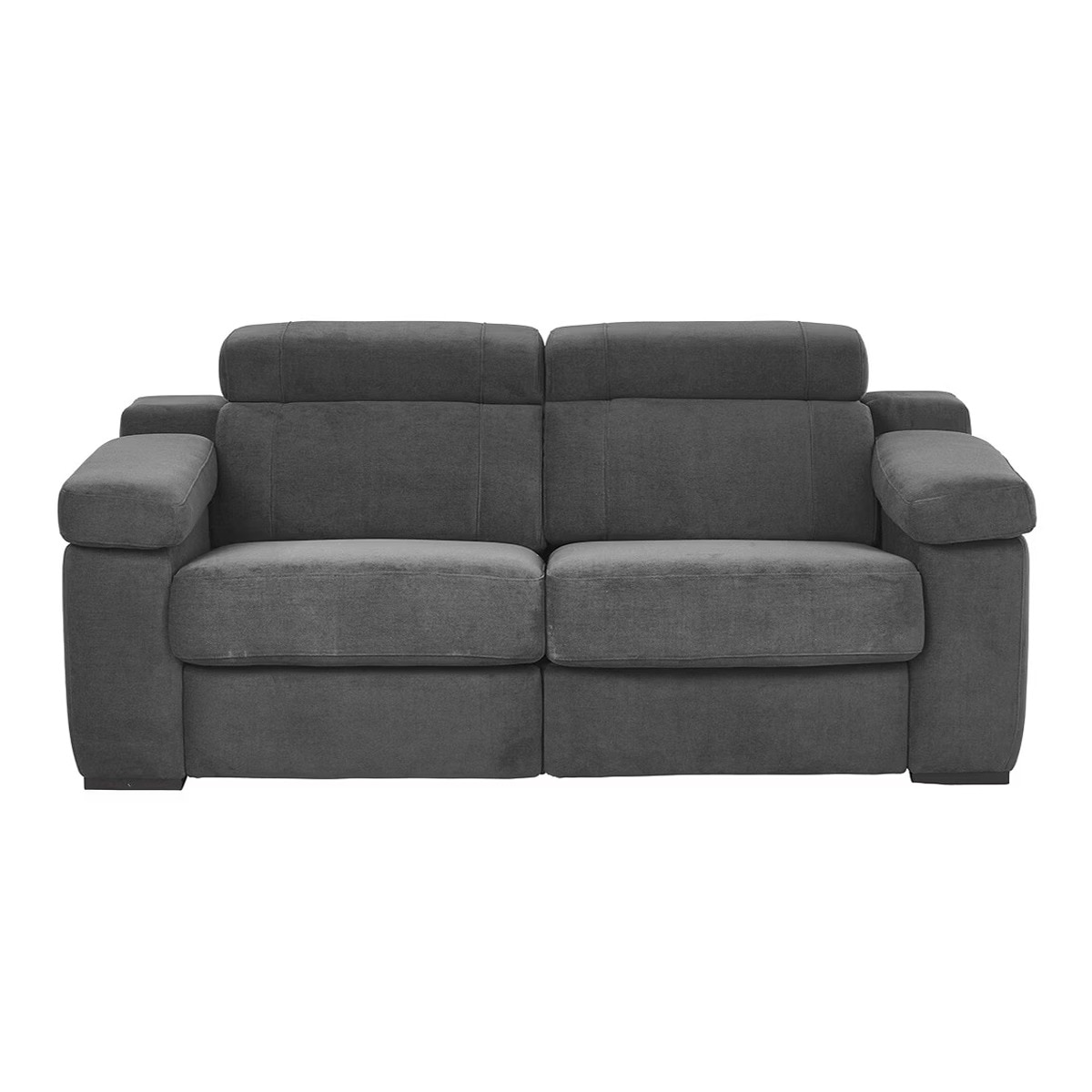 Sofá de 3 Lugares com 2 Assentos com Relax Elétrico City Antracite-1