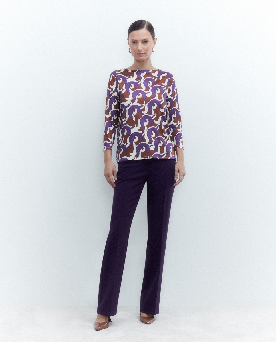 Tshirt imprimé à manches longues