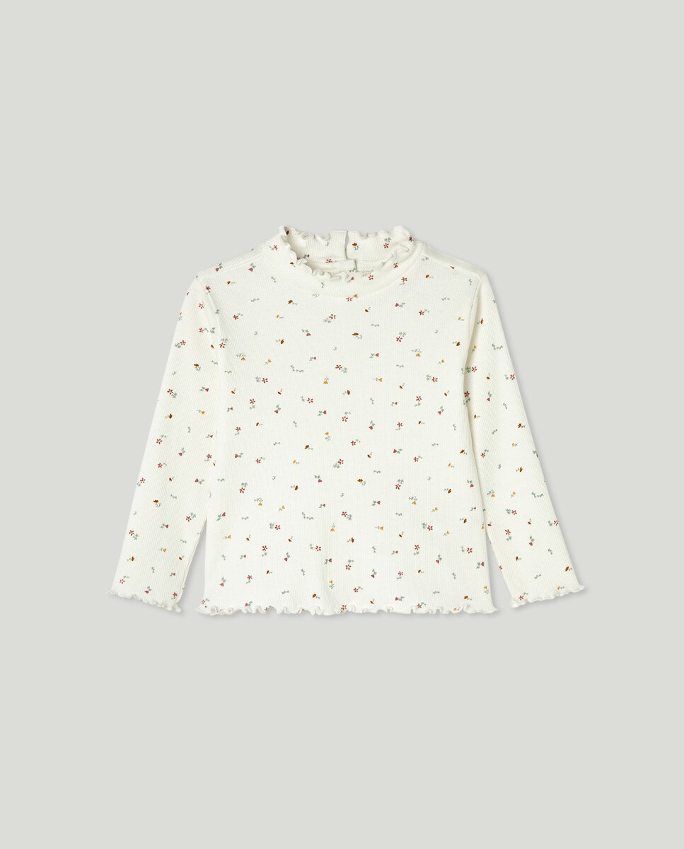 Tshirt à manches longues et imprimé allover