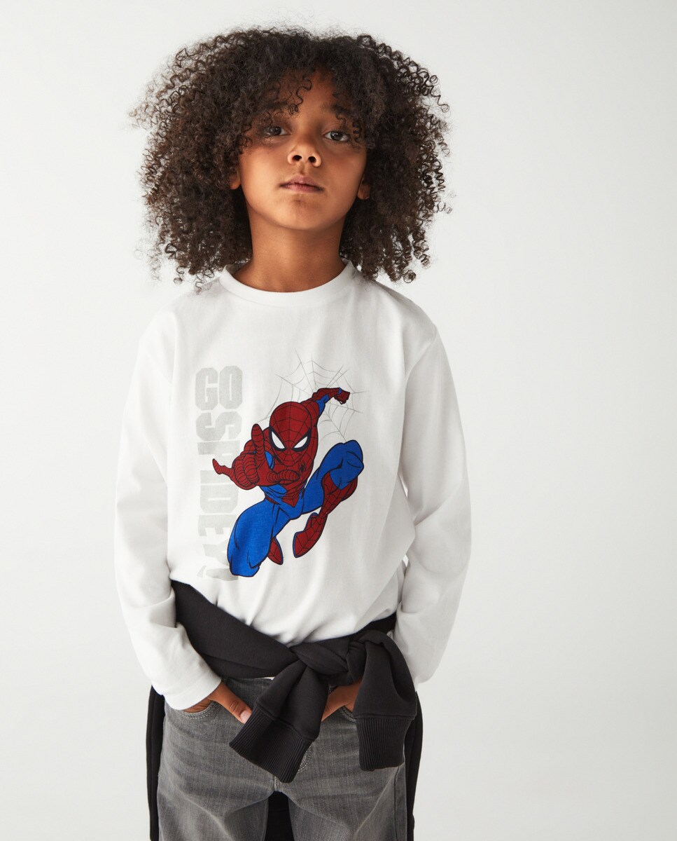 Tshirt manches longues licence Spiderman