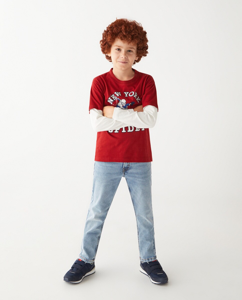 Tshirt manches longues licence active Spiderman