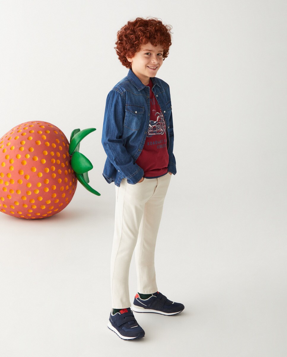 Pantalon basic cinq poches