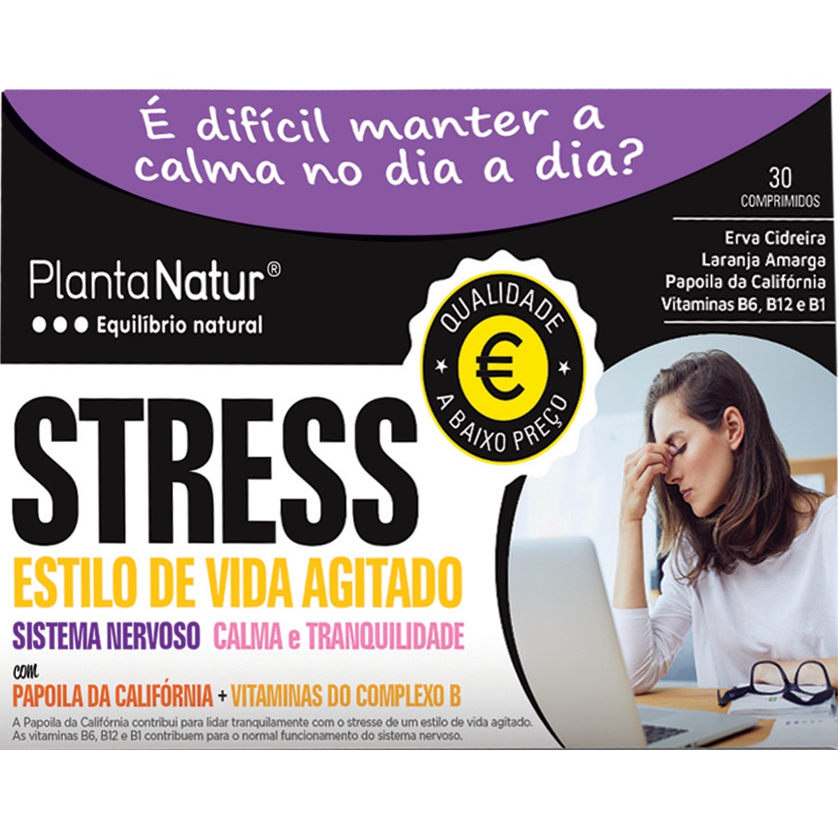 Sumplemento Stress embalagem 30 unidades