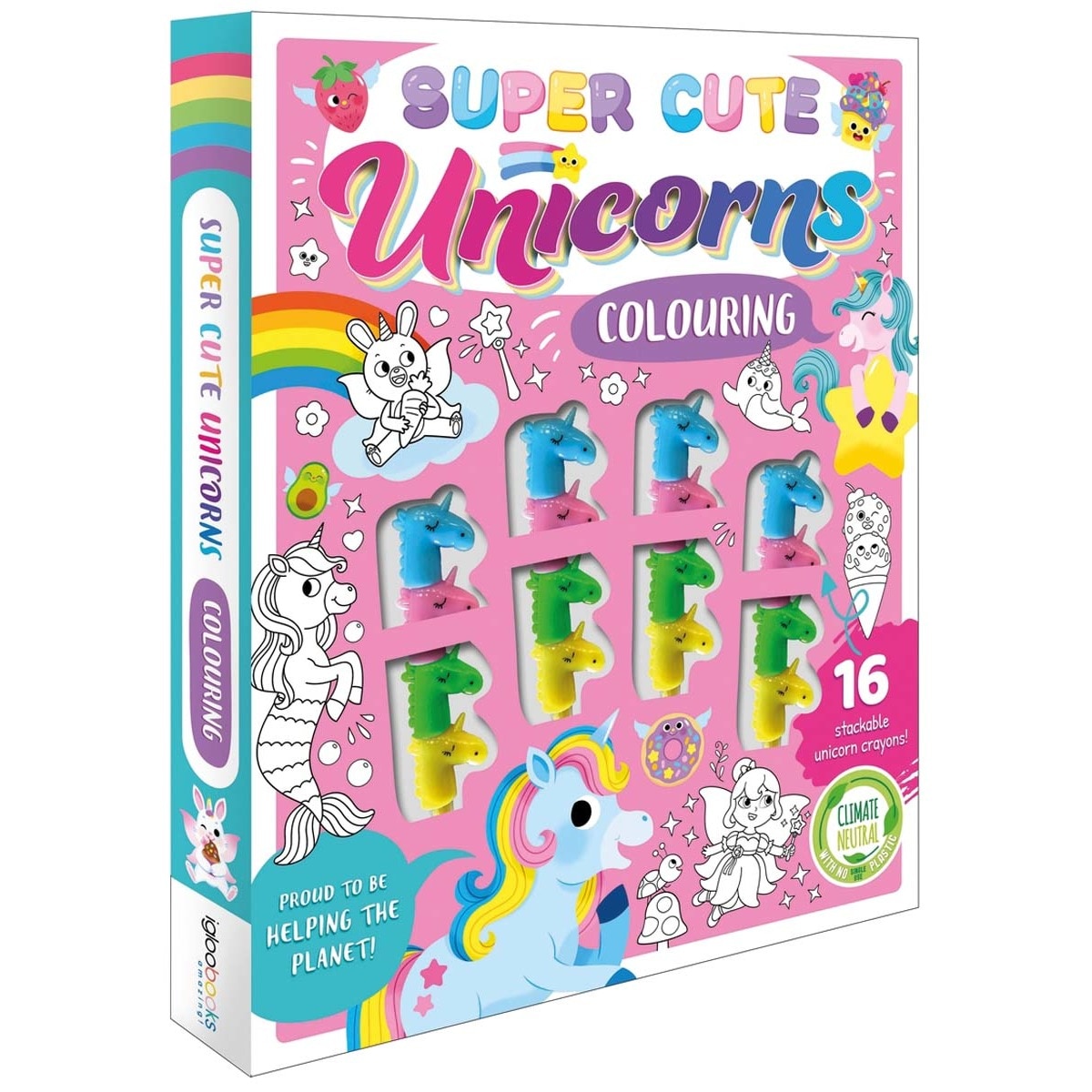 Super cute unicorns colouring 1