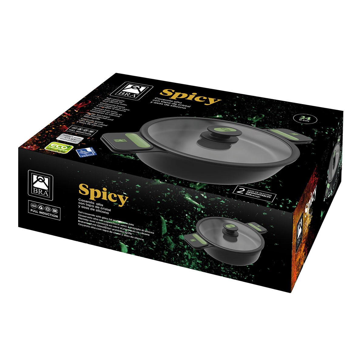 Cacerola alta de aluminio fundido Spicy Bra · Bra · El Corte Inglés