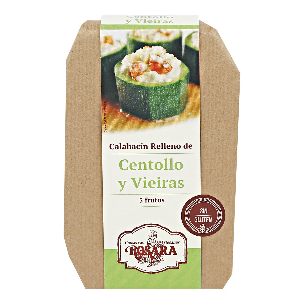 Courgette farcie à l'araignée de mer et aux coquilles SaintJacques Rosara