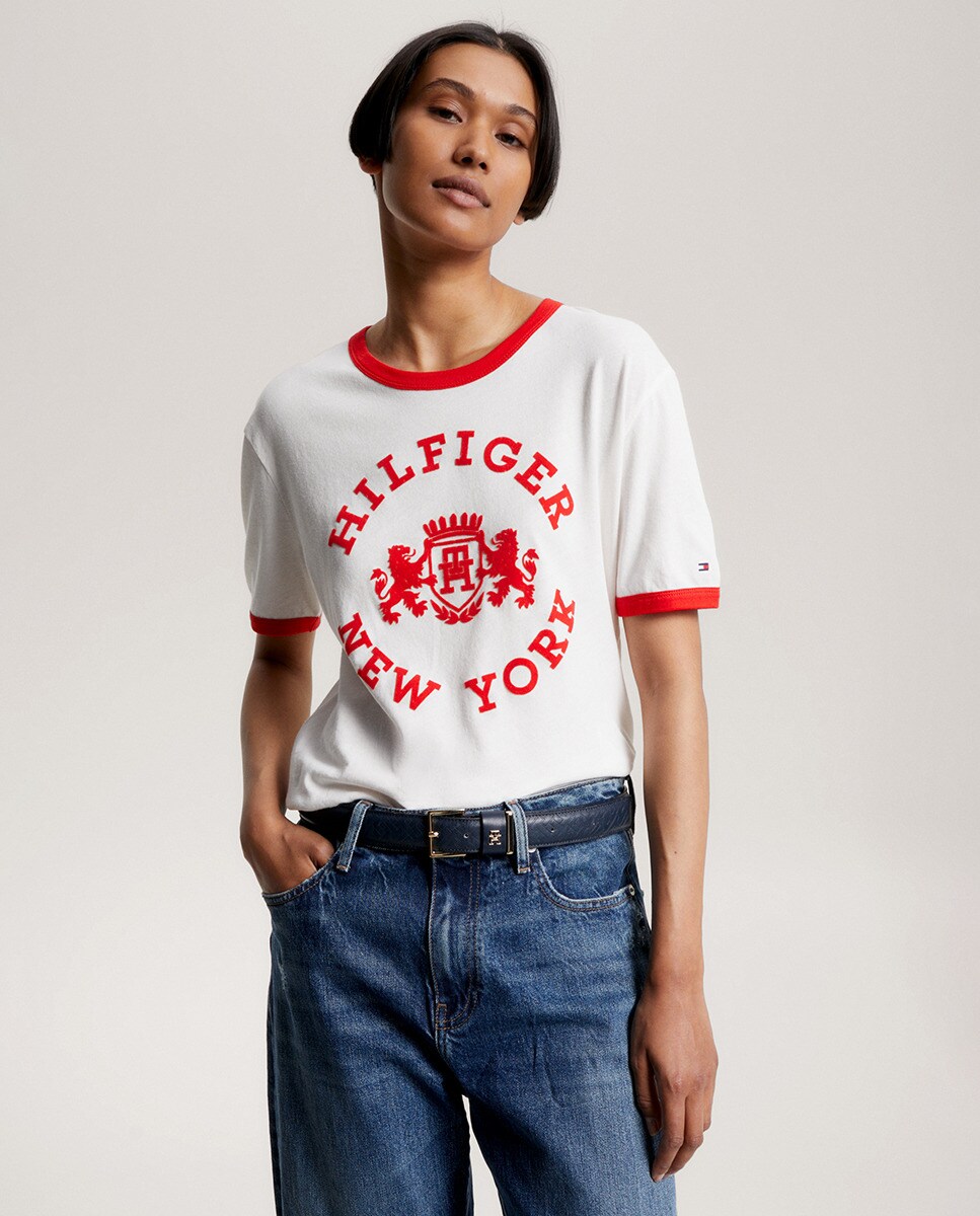 Tshirt à manches courtes et col rond