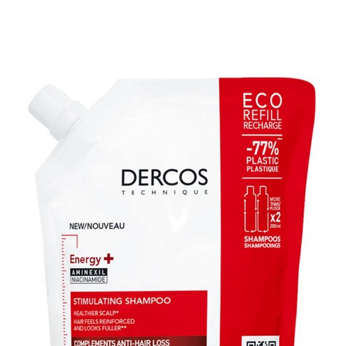 Recarga Ecorefill Champô Energy Vichy Dercos - 500 ml 3