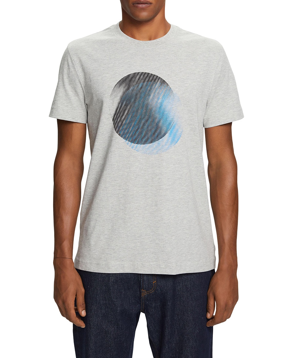Tshirt cercle imprimé viscose