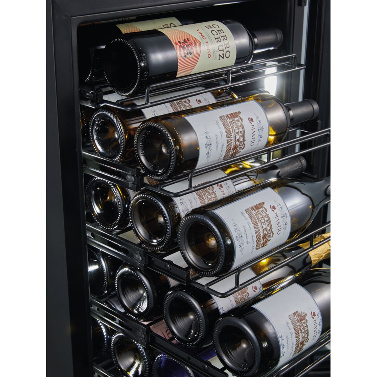 Vinoteca La Sommeliere para 22 botellas - COLLECTION Negro-5