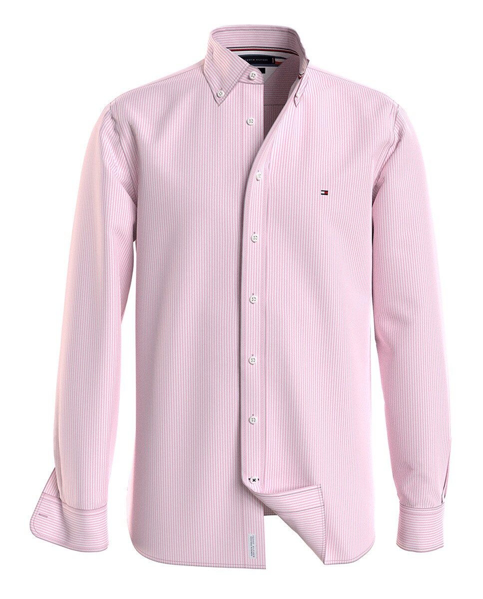 Chemise regular fit à manches longues