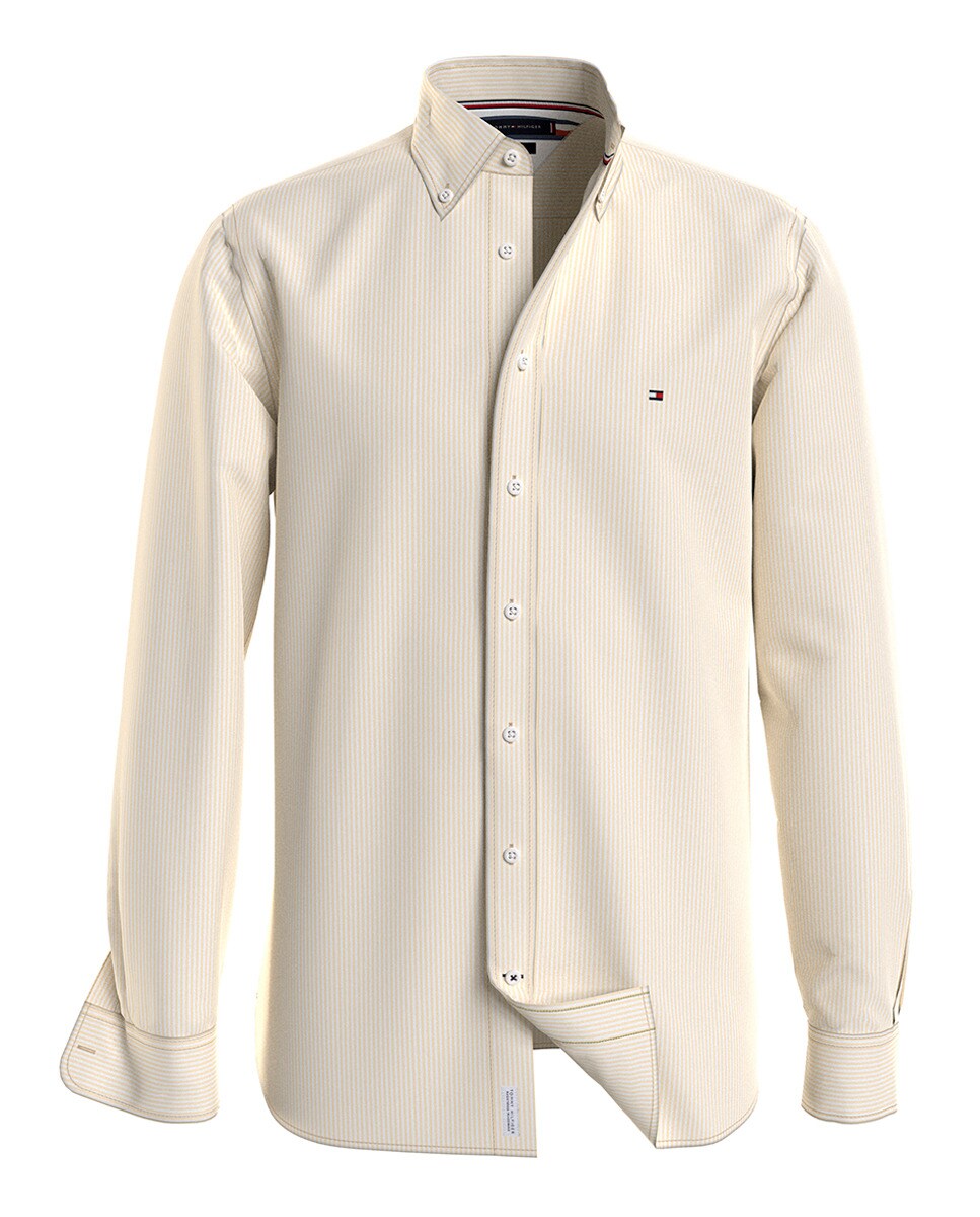 Chemise regular fit à manches longues