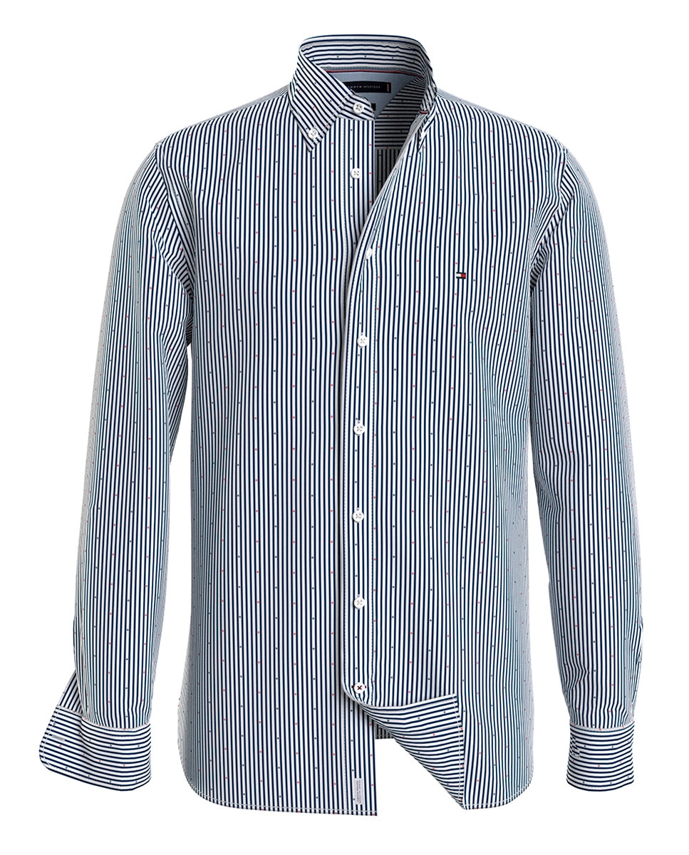 Chemise à motif regular fit