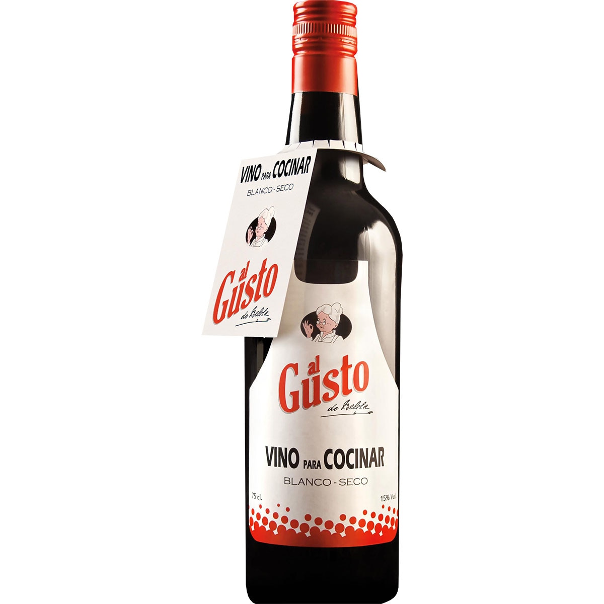 vino blanco seco especial para cocinar botella 70 cl