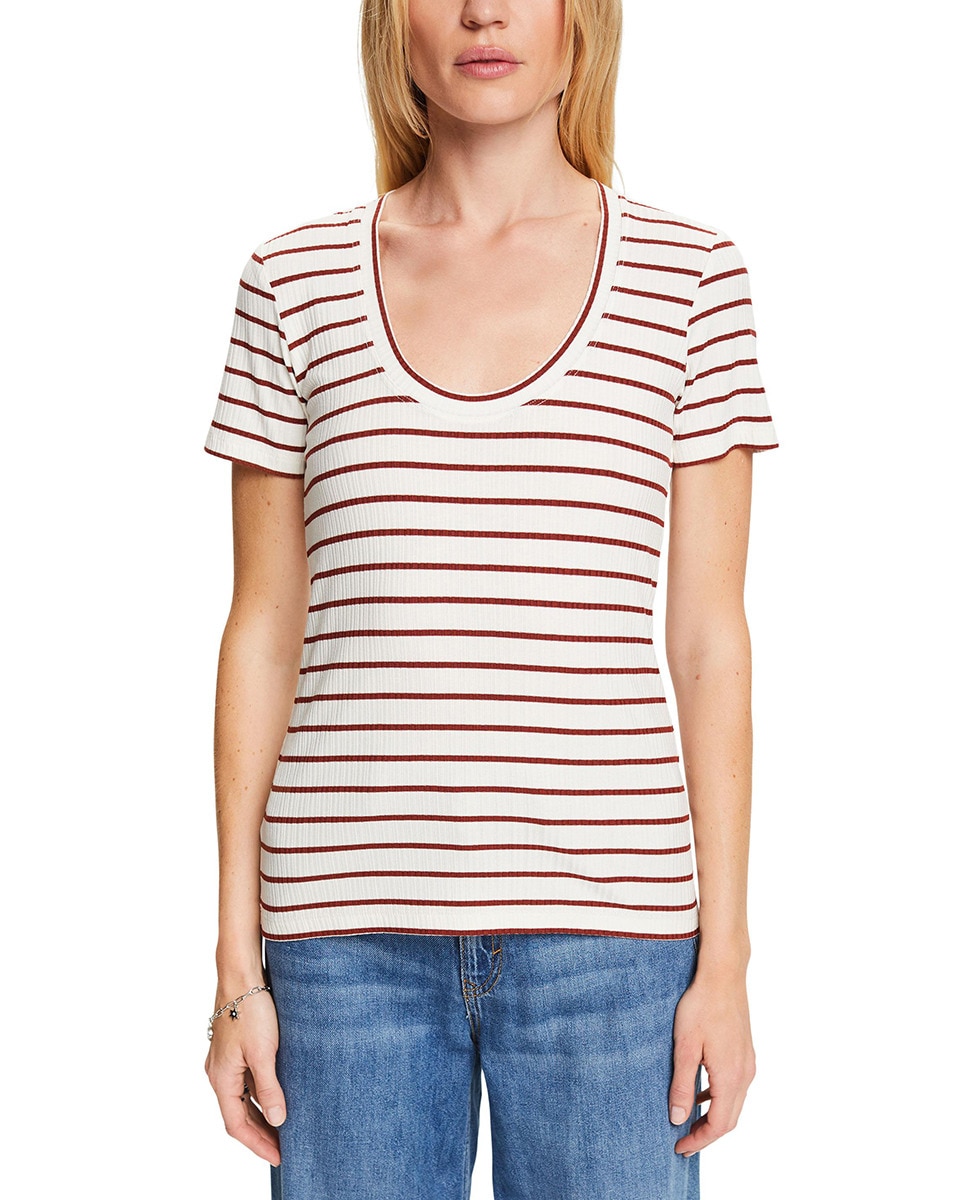 Tshirt rayures slim fit