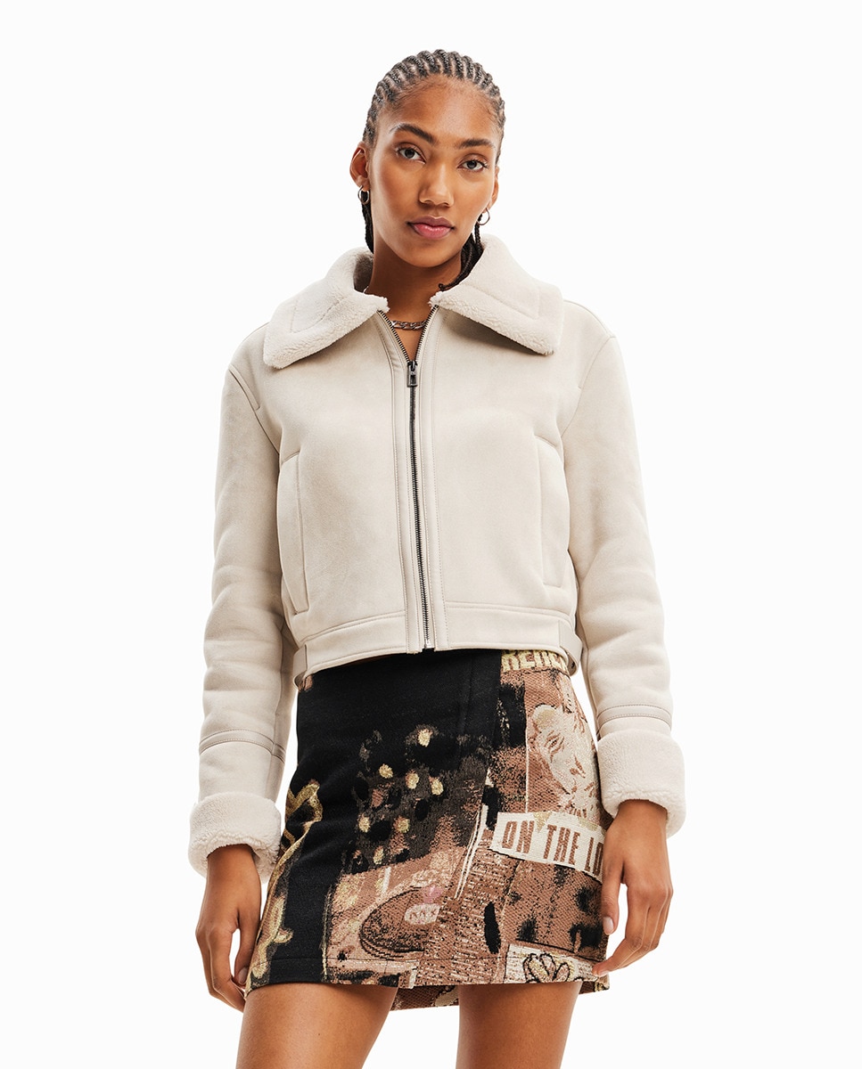 Veste aviateur double face