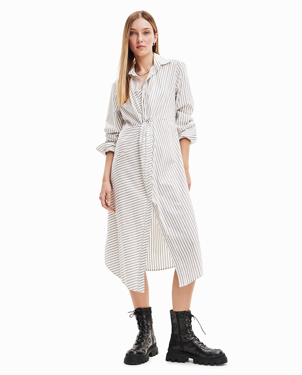 Robechemisier midi rayures