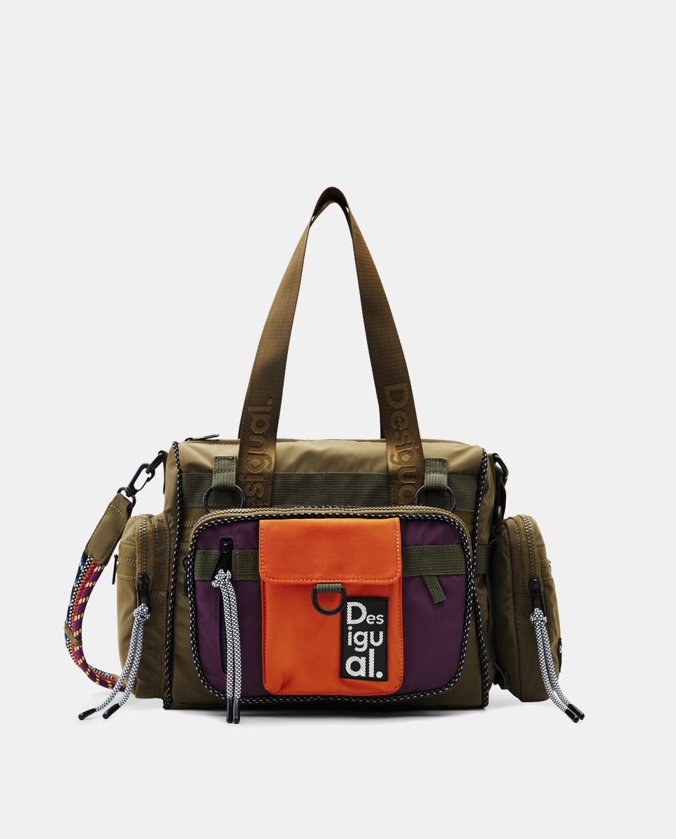 Sac porté épaule multiposition avec pochette amovible