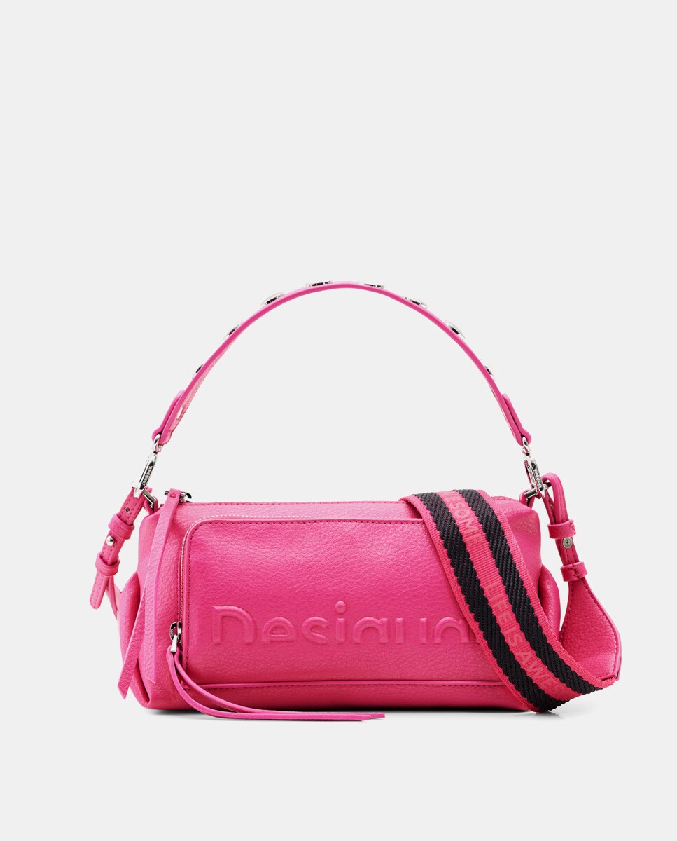 Sac à bandoulière moyen avec détail logo