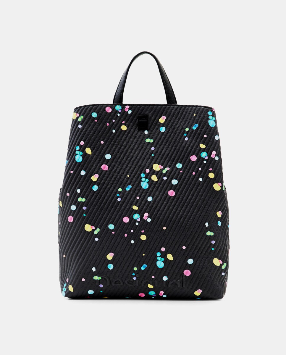 Sac à dos moyen avec imprimé gouttes