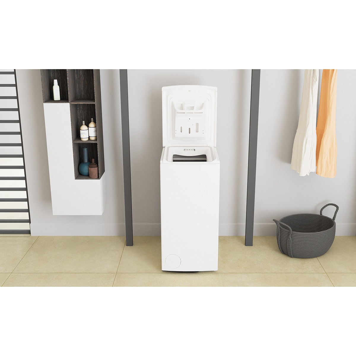 Lavadora carga superior Whirpool 7 kg / 1200 rpm - TDLR 7231BS SPT Blanco-6