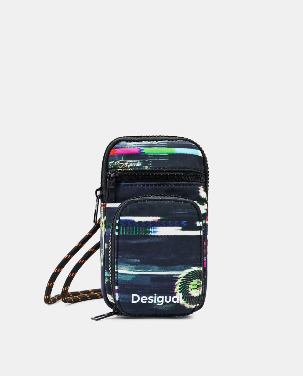 Portetéléphone à imprimé multicolore