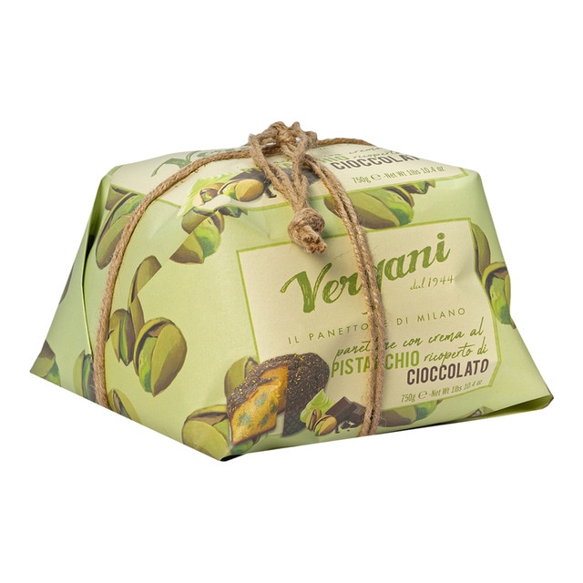 Imagen 0 de Panettone de pistacho y chocolate Vergani