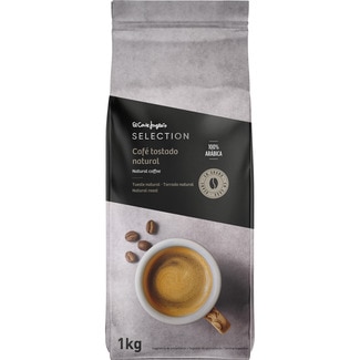 caféen grano tostado natural 100% arábica paquete 1 kg - El Corte Ingles Selection