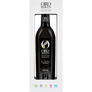 aceite de oliva virgen extra Picual botella 500 ml - Oro Bailen