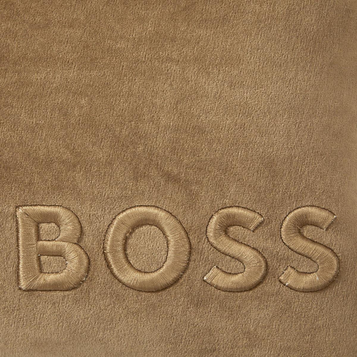 Funda de cuadrante rectangular algodón y poliéster Bold Logo Hugo Boss Camel-4