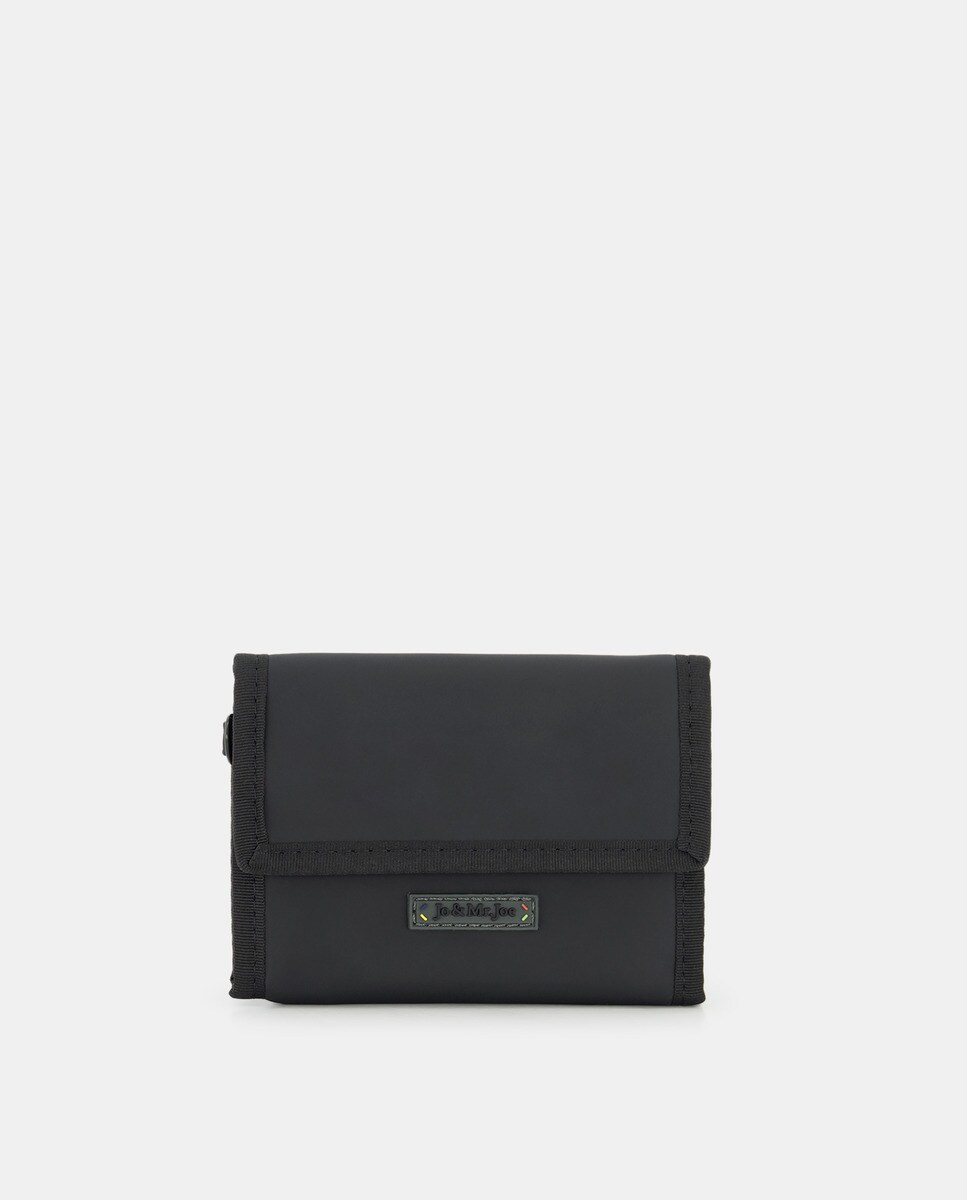 Pochette avec portemonnaie et bride autoagrippante