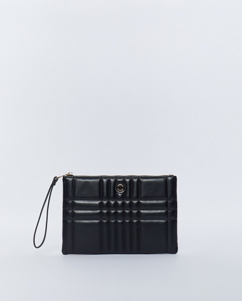 Portemonnaie carreaux matelassés