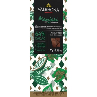 Valrhona Chocolate Preto 64% Manjari embalagem 70 g - Valhrona