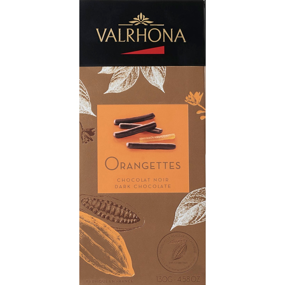 Bombons Orangettes Les Exclusives embalagem 130 g