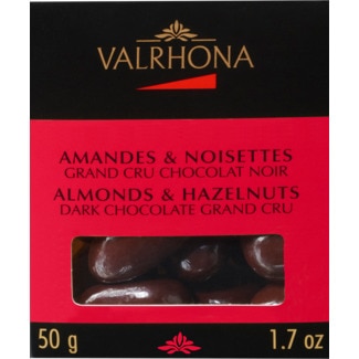 Valrhona Chocolate Almonds & Noisettes embalagem 50 g - Valhrona