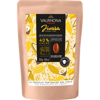 Valrhona Chocolate de Leite 40% Jivara embalagem 250 g - Valhrona