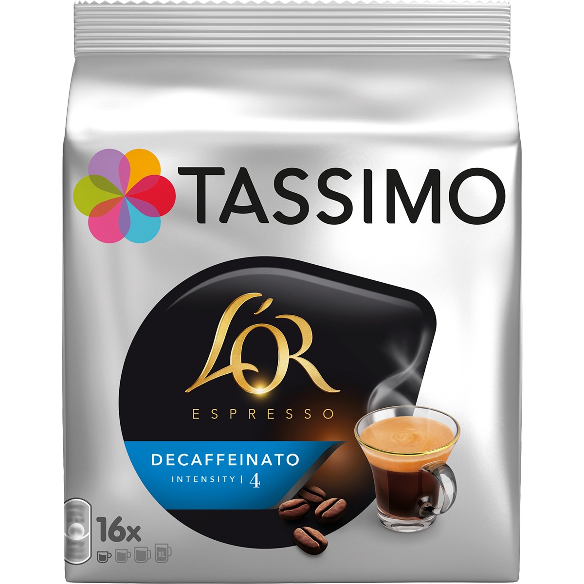 Café Espresso Descafeinado embalagem 16 cápsulas